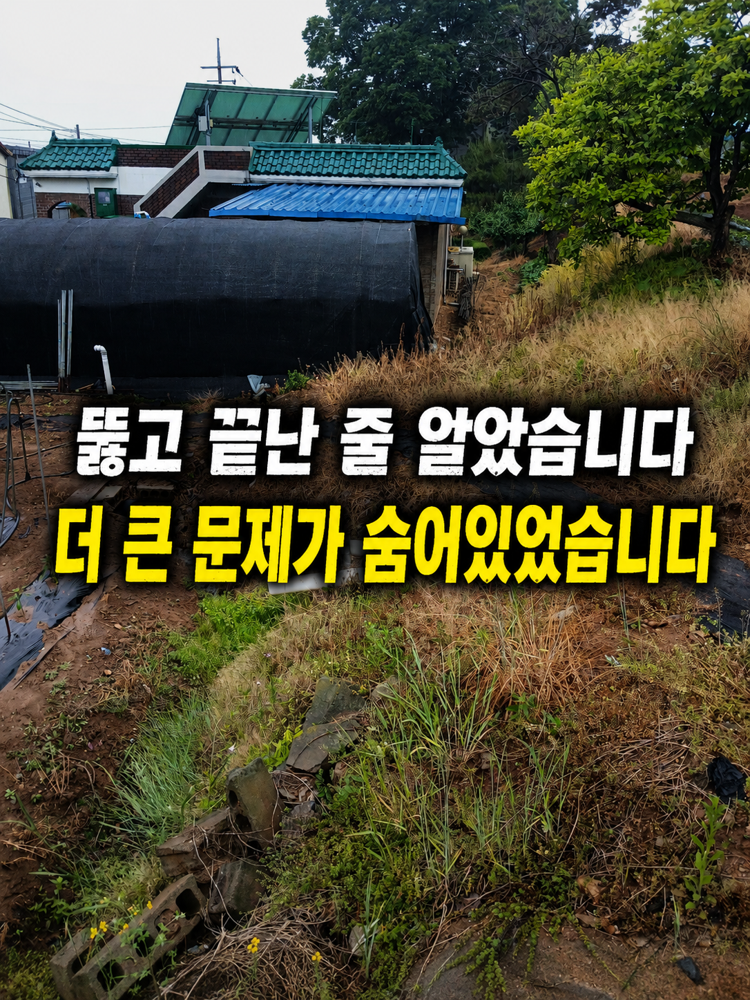 김포 농막 하수도막힘 해결